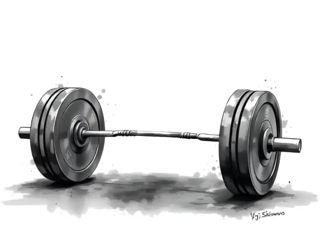 Illustration image Deadlift bar